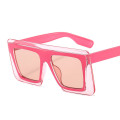 flat top square 2020 new arrivals vintage sun glasses women trendy plastic cool sunglasses women men 79081